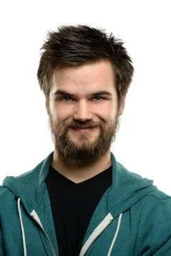 Young Man with Beard Stock Photos