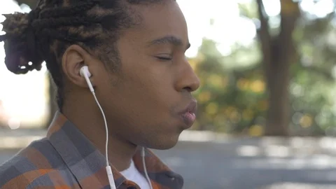 Young Man Breathing Deeply 스톡 동영상 121385855