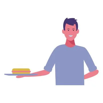 Young man cartoon Stock Illustration