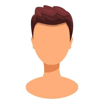 Young man character showing empty face on white background 스톡 일러스트
