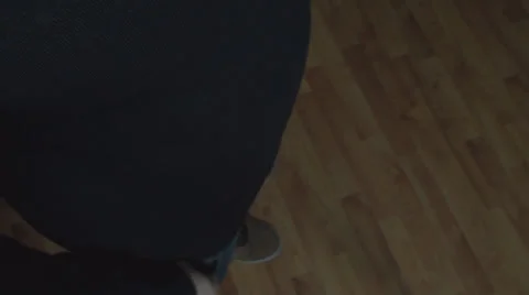 Young Man Checking His Phone Above SIde-Shot Stock Footage 34045368