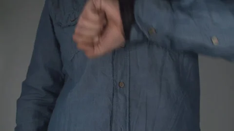 Young Man Checking Up The Time Front-Shot Stock Footage 36823845