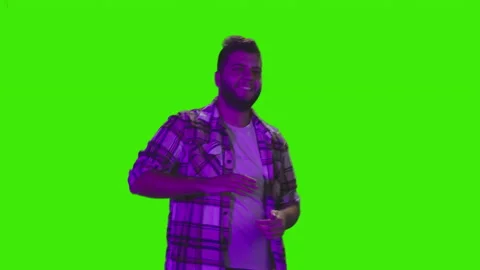 Young man is dancing alone Vídeo Stock 172579248