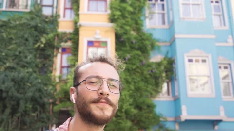 Young man dancing and having fun. Video stock 212752060