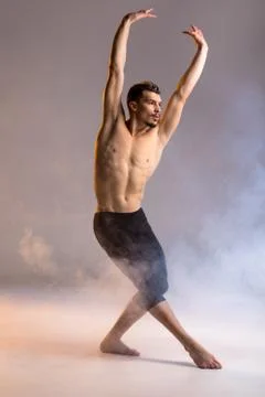 Young man dancing Stock Photos