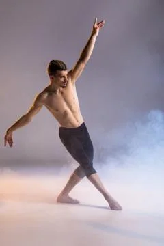 Young man dancing Stock Photos