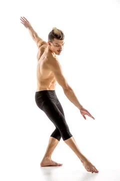 Young man dancing Stock Photos