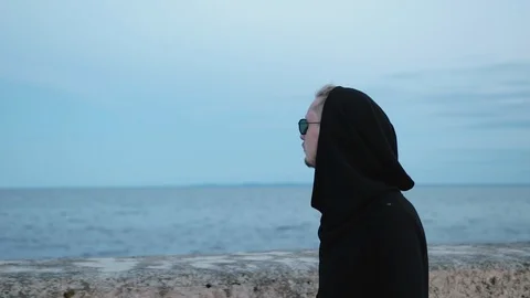 A young man decides to live or die Stock Footage 122375345