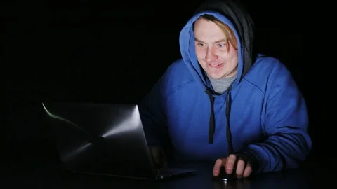 Young Man Disappointed While Playing Computer Game Stock Footage 71221512
