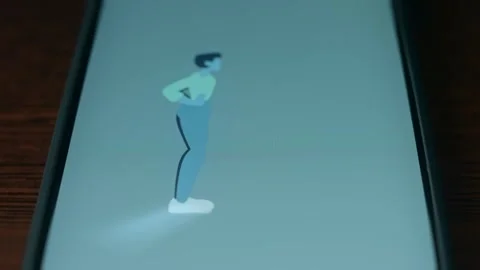 Young man doing lunges, presentation Stock Footage 310055595