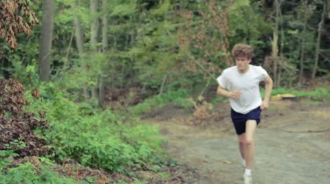 Young man doing pull-ups. Stock Footage 41093510