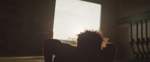 Young Man Doing Push Ups In Gym Stock Footage 208711231