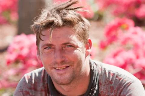 Young man with dreadlocks Foto stock