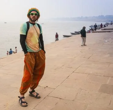 Young man with dreadlocks Stock Photos