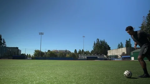 Young man dribbling ball. Stock-Footage 88048711