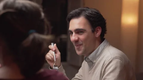 Young man eating Stock Footage 46527345