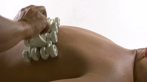 Young man enjoying the massage Stock Footage 46606576