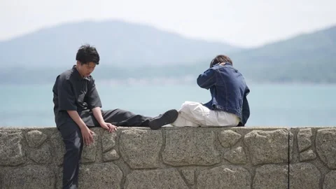Young man focuses on laptop work Stock Footage 339845347