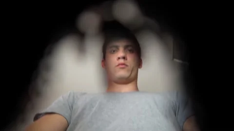 The young man forgot to hide the bra mistress. caught for betrayal Stock Footage 131341419