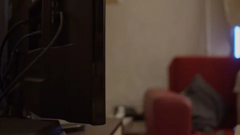 Young man gaming Video stock 128029630