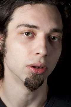Young Man with Goatee Stock Photos