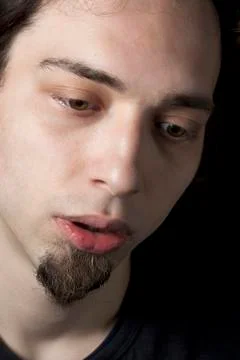 Young Man with Goatee Stock Photos