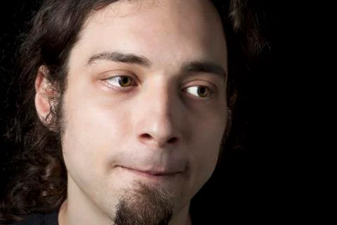 Young Man with Goatee Stock Photos