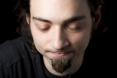 Young Man with Goatee Stock Photos