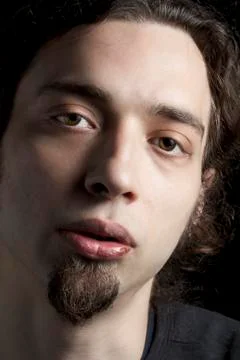 Young Man with Goatee Stock Photos