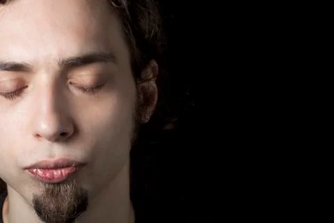 Young Man with Goatee Stock Photos