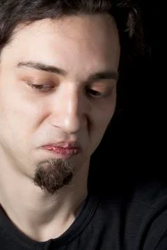 Young Man with Goatee Stock Photos