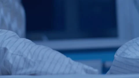 Young man goes to bed at night, covered with blanket, healthy sleep concept Stock Footage 136093939