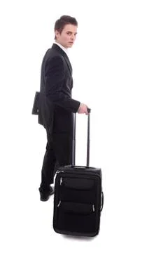Young man going on vacations Stock Photos