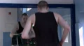 Young man at the gym HD Footage