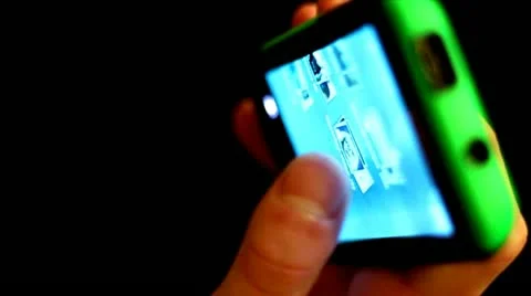 Young man hands  with a  smartphone Video stock 20476380