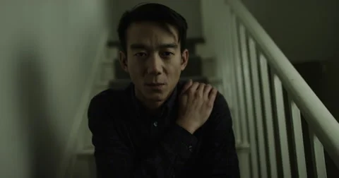 A young man having relationship problem. Shot on RED Epic Stock Footage 58669122