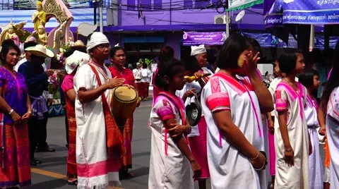 Young man hitting drump in parade. Stock Footage 56507546