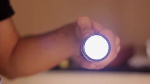 A Young Man Holding Torch Stock Footage 115667021