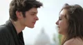 a young man holds the hand of a beautiful woman, and declares his love HD Footage