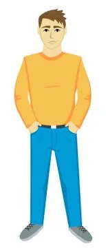 Young man Illustrazione stock