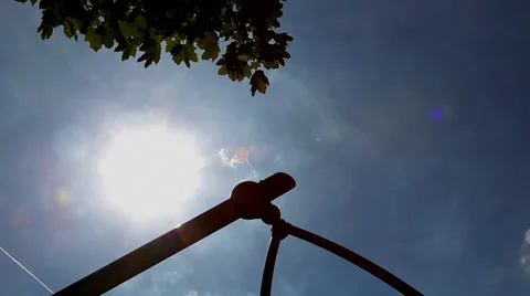 A young man jumps off a climbing frame 스톡 동영상 35401340