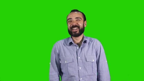 Young man laughing. Stock Footage 92733184
