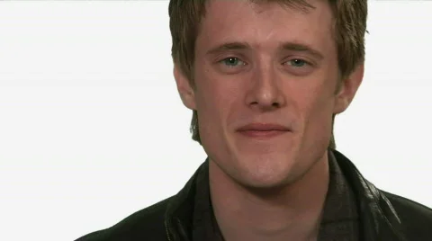 Young man laughs Stock Footage 399640