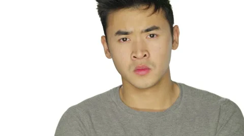 Young man looking angry. Stock Footage 58607240