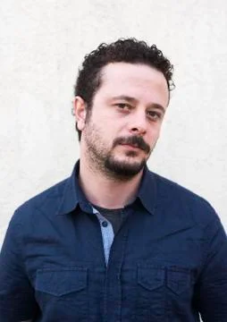 Young Man Looking Camera Stock Photos