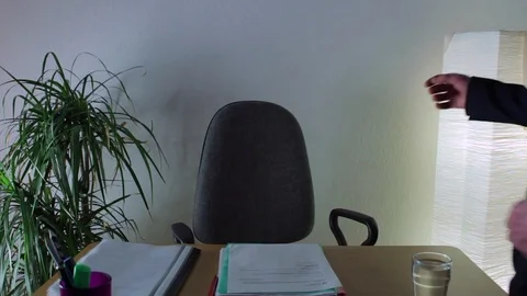 A young man looking into the camera smiles talk Stock Footage 72192696