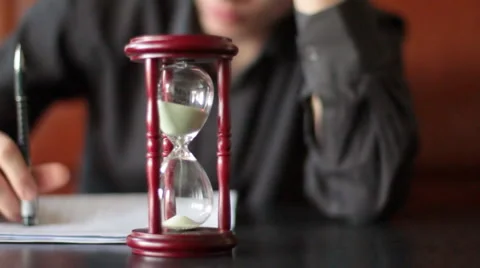Young man meets a contract. Shot with slider shot. Stock Footage 3164469