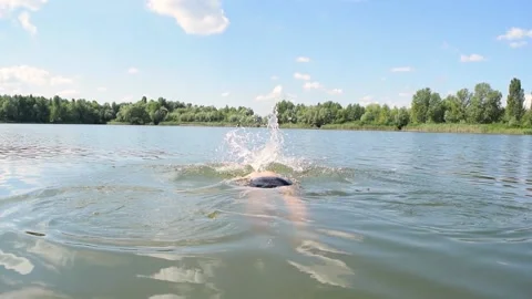 Naked Man Diving Stock Videos – Royalty-Free HD & 4K Videos