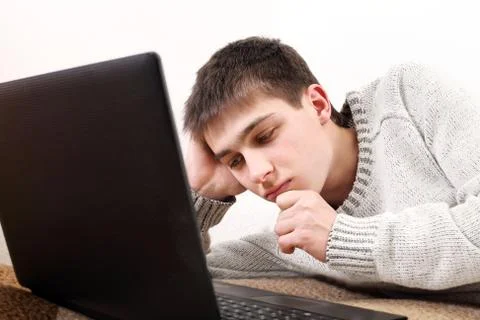 Young man with notebook Stock Photos