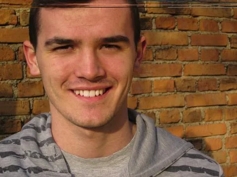 Young man outdoor posing Stock Photos